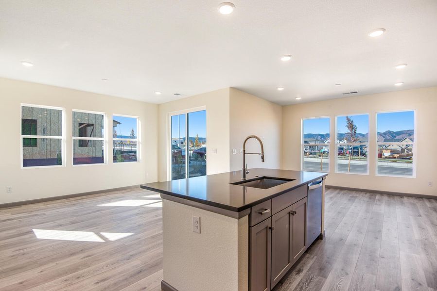 Representative furnished interior of a home built from the C by Tri Pointe Homes in Westside Crossing, Berthoud (Image 7).