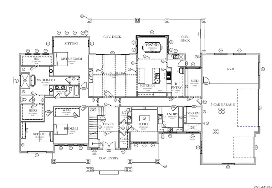2D floor plan layout of this home in , Bulverde, TX (Image 5).
