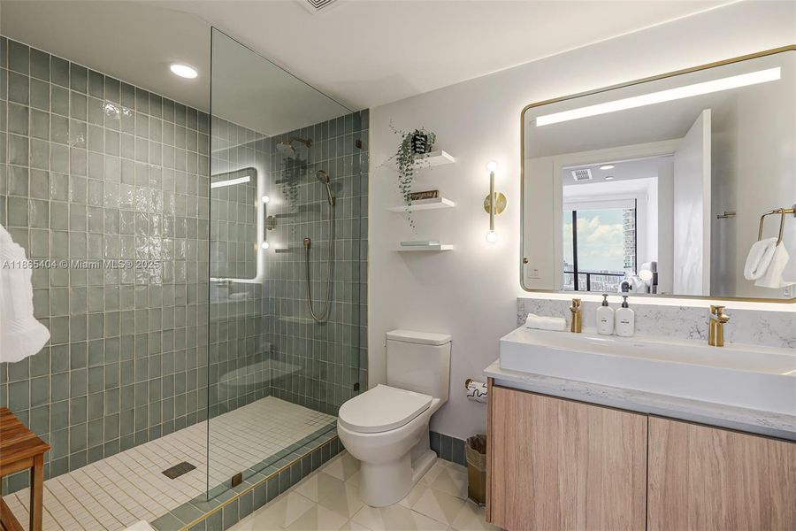 Furnished interior view inside a new home in , Miami (Image 19). Furnished interior view inside a new home in , Miami (Image 19).