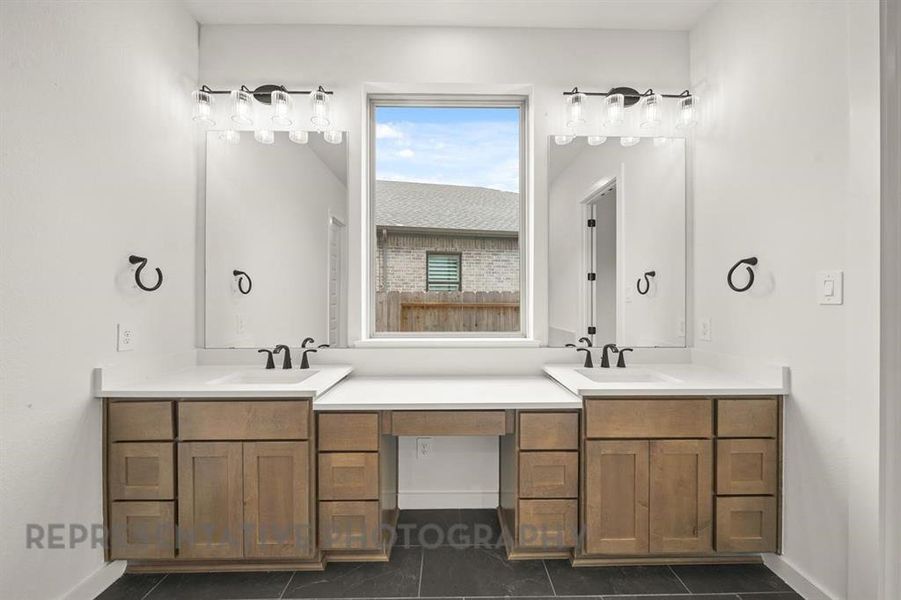 Furnished interior view inside a new home in Sandbrock Ranch, Aubrey (Image 7).