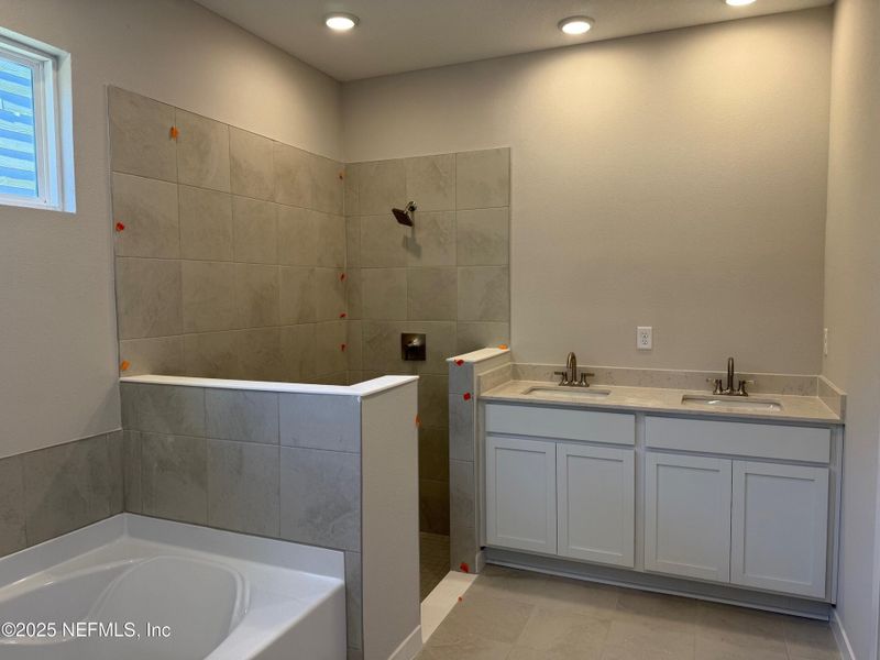 Furnished interior view inside a new home in The Preserve at Concourse Crossing, Fernandina Beach (Image 8).