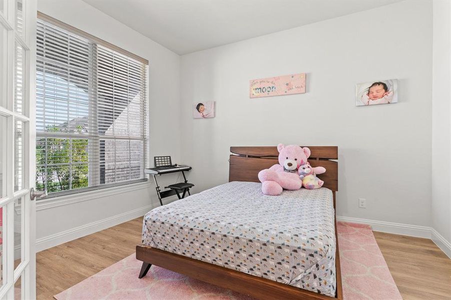 Office with French Doors (currently used as a Bedroom)