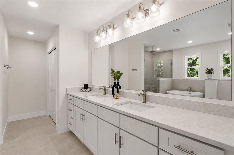 Furnished interior view inside a new home in , Umatilla (Image 9).