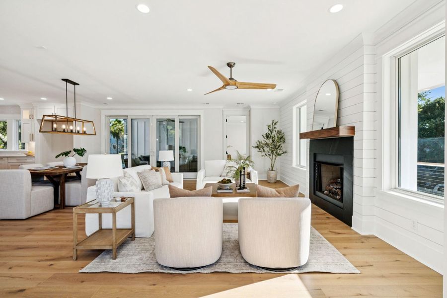 Furnished interior view inside a new home in , Isle Of Palms (Image 57). Furnished interior view inside a new home in , Isle Of Palms (Image 57).