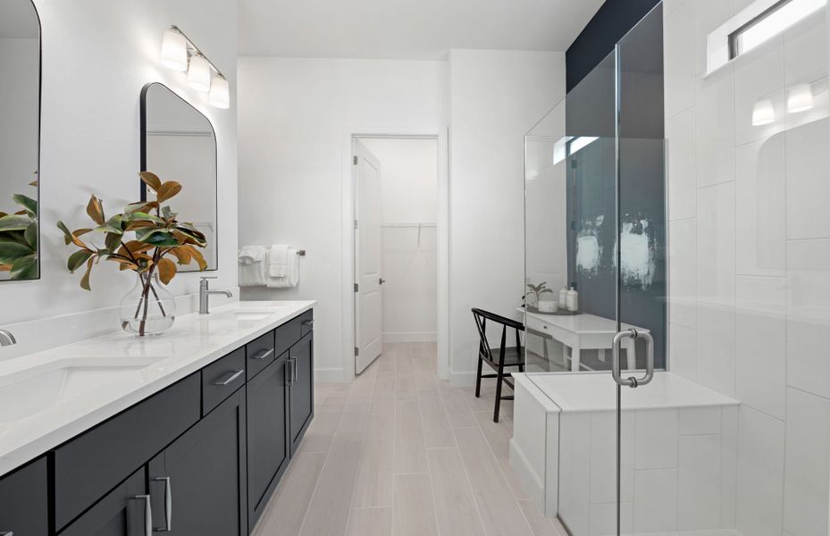 Representative furnished interior of a home built from the Prosperity by DiVosta in BeachWalk by Manasota Key, Englewood (Image 15).