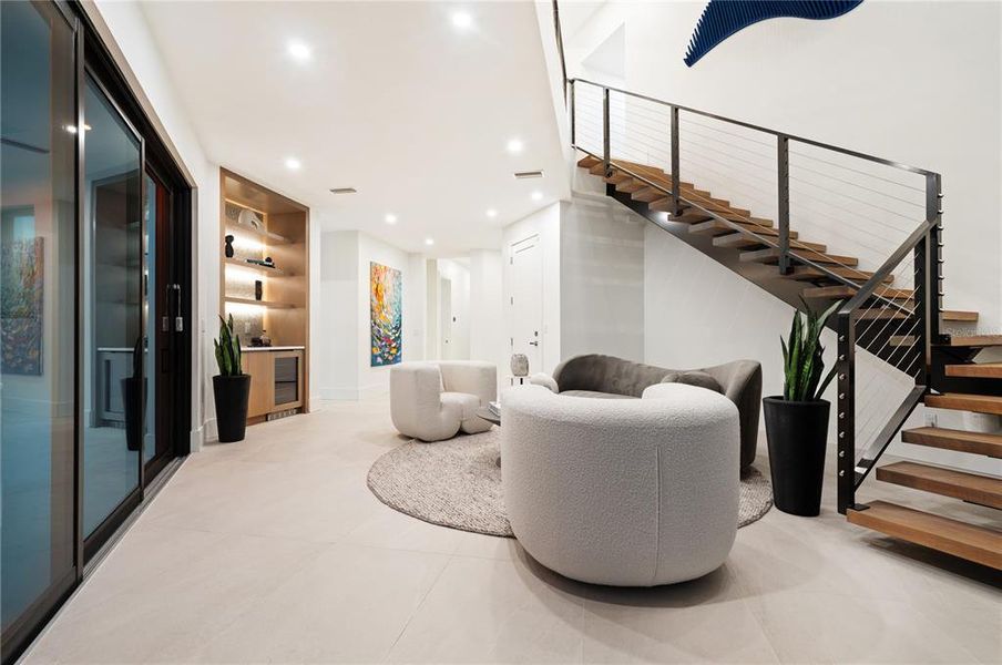 Furnished interior view inside a new home in , Longboat Key (Image 18). Furnished interior view inside a new home in , Longboat Key (Image 18).