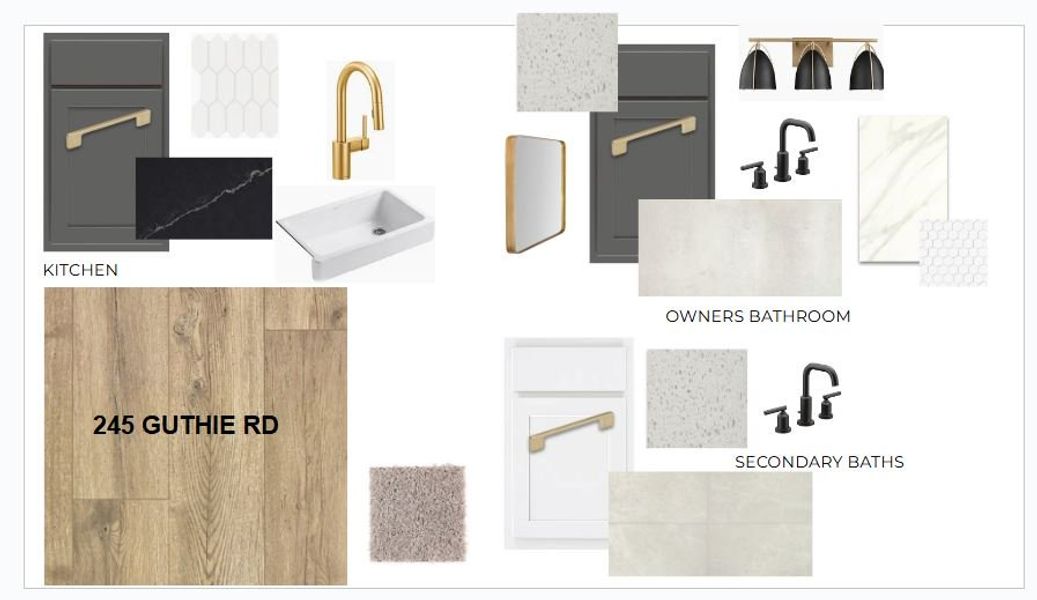 Sample of building materials used in homes in Anderson County Homes, Belton (Image 25).