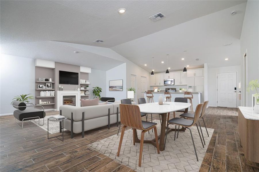 Furnished interior view inside a new home in , Palm Bay (Image 12).