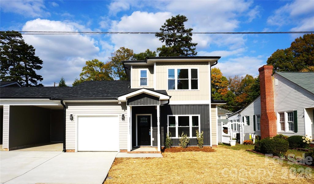 Front exterior of a new home in , Kannapolis, NC, highlighting curb appeal (Image 27).