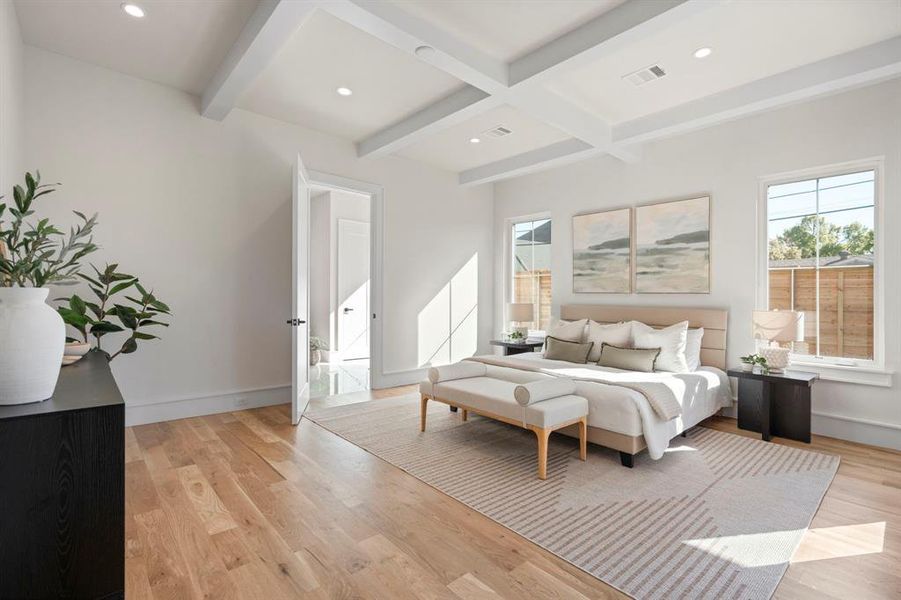 Furnished interior view inside a new home in , Dallas (Image 17).