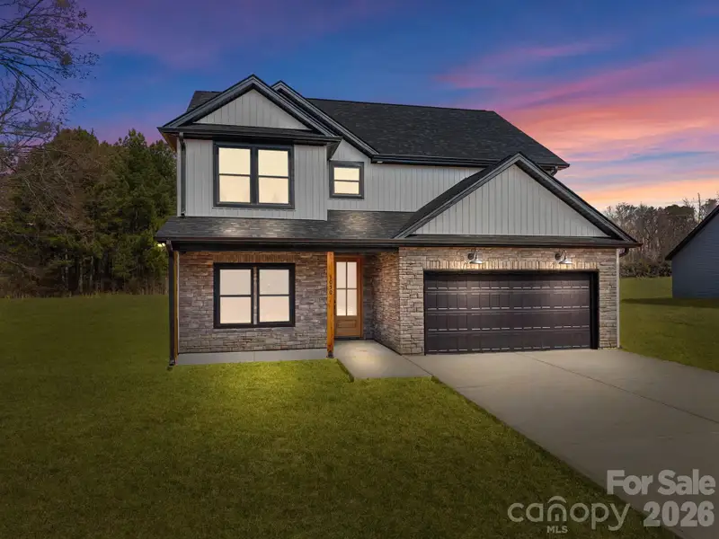 Front exterior of a new home in , Salisbury, NC, highlighting curb appeal (Image 22).