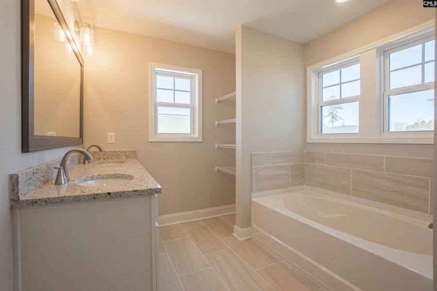 Furnished interior view inside a new home in The Cove, Sumter (Image 30).