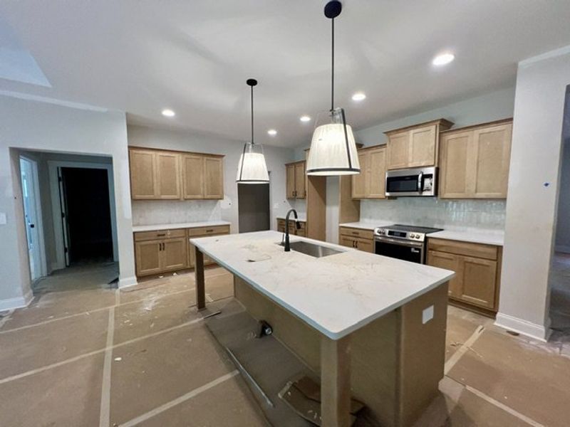 In-progress construction of a new home in Mitchell Farms, LaGrange, GA (Image 9).