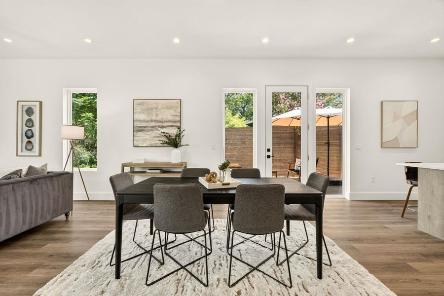 Furnished interior view inside a new home in , Austin (Image 19).