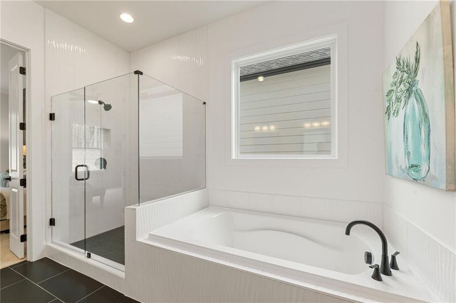 Furnished interior view inside a new home in The Reserve at Knollwood, Canton (Image 16).