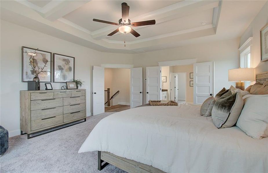 Furnished interior view inside a new home in Pinecrest Ridge, Dacula (Image 11). Furnished interior view inside a new home in Pinecrest Ridge, Dacula (Image 11).