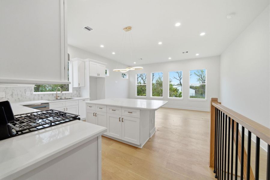 Furnished interior view inside a new home in , Houston (Image 10).