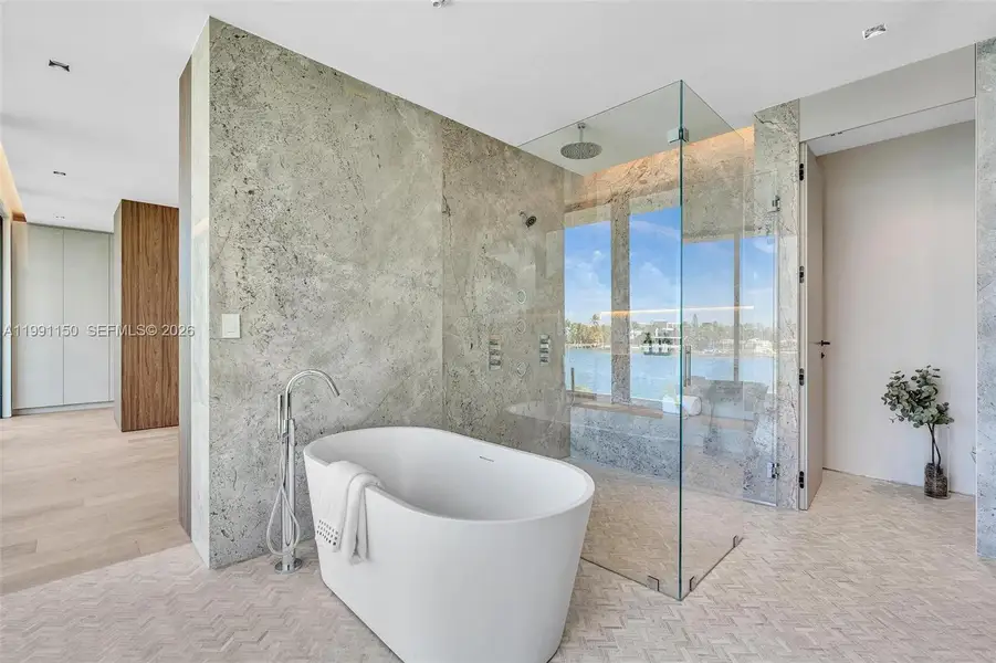 Furnished interior view inside a new home in , Miami Beach (Image 7).