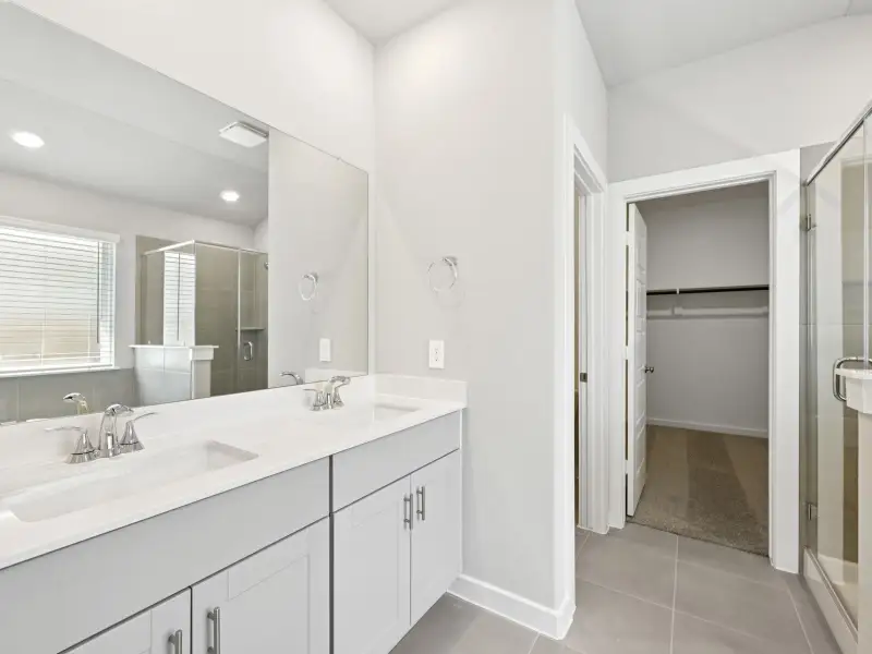 Furnished interior view inside a new home in Pine Lake Cove - Premier Series, Montgomery (Image 9).