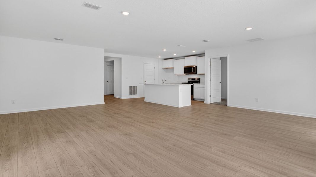 Representative unfurnished interior of a home built from the Aria+ by D.R. Horton in The Arbors, Jacksonville (Image 12).