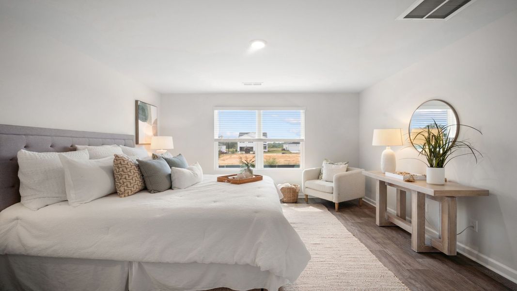 Furnished interior view inside a new home in The Retreat at East Argent, Ridgeland (Image 17). Furnished interior view inside a new home in The Retreat at East Argent, Ridgeland (Image 17).