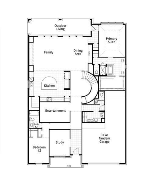2D floor plan layout for the Telford by Highland Homes in Meraki: 70ft. lots, Forney, TX (Image 21). 2D floor plan layout for the Telford by Highland Homes in Meraki: 70ft. lots, Forney, TX (Image 21).