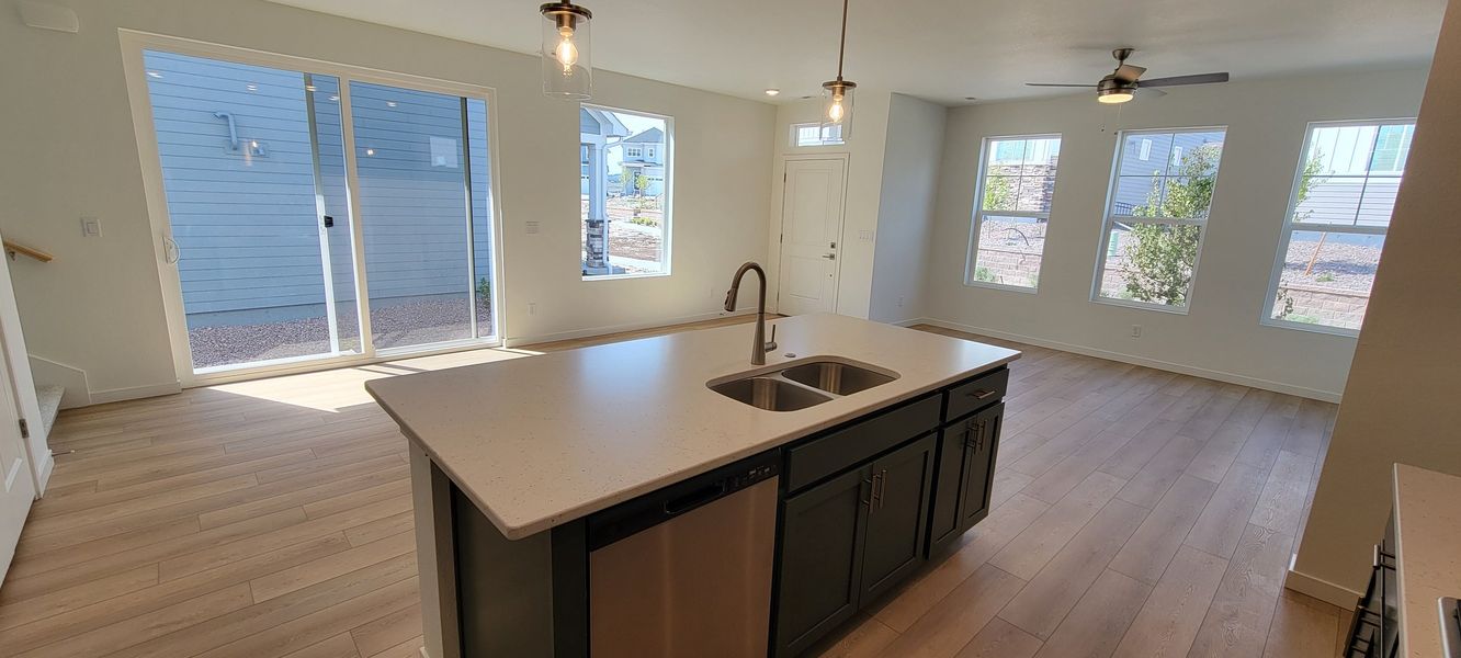 Furnished interior view inside a new home in Revel Crossing at Wolf Ranch – The Ascent Collection, Colorado Springs (Image 6).