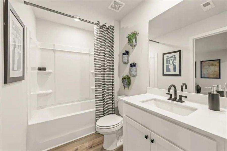 Furnished interior view inside a new home in Brookshire Manor, Canton (Image 26).