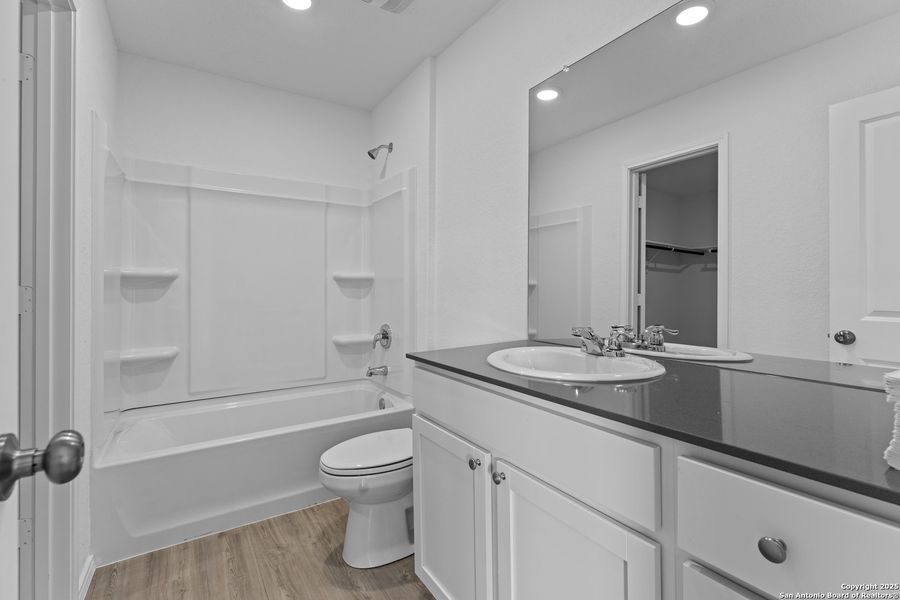 Furnished interior view inside a new home in , New Braunfels (Image 5).