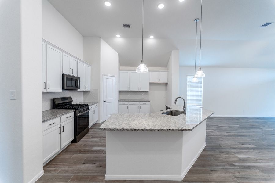 Furnished interior view inside a new home in Harvest Pointe, Needville (Image 4).