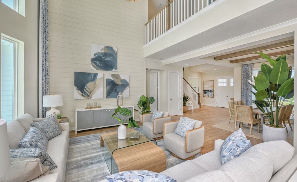 Furnished interior view inside a new home in SilverLeaf, St. Augustine (Image 12). Furnished interior view inside a new home in SilverLeaf, St. Augustine (Image 12).