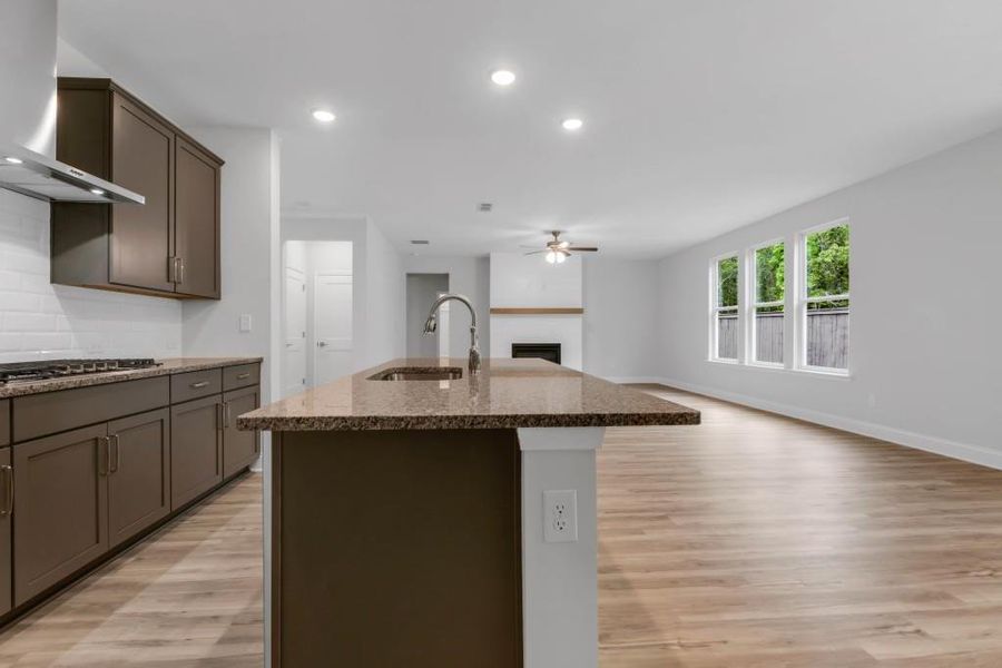 Furnished interior view inside a new home in Maddox Landing, Hoschton (Image 14).