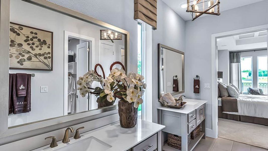 Furnished interior view inside a new home in Avalon at Cypress, Cypress (Image 34).