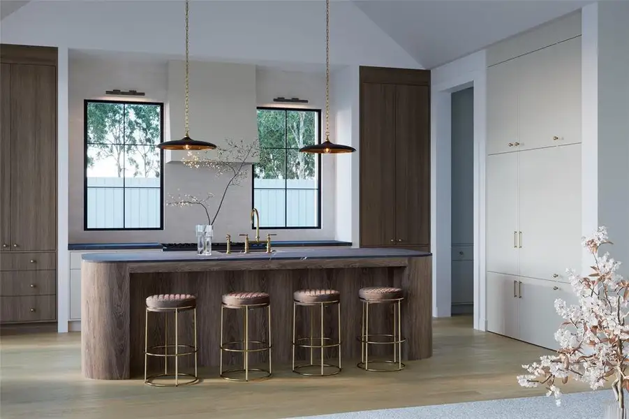 Furnished interior view inside a new home in , Dallas (Image 3).