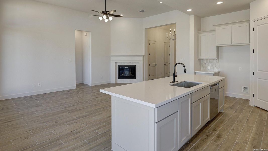 Furnished interior view inside a new home in Arcadia Ridge, San Antonio (Image 14). Furnished interior view inside a new home in Arcadia Ridge, San Antonio (Image 14).
