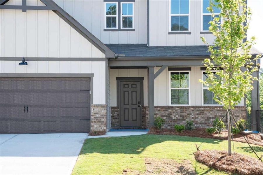 Exterior details and patio area of a home in Cambridge at Steels Bridge, Canton (Image 24).