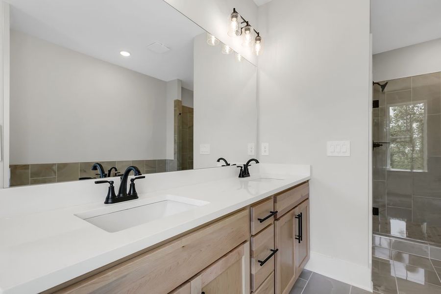 Furnished interior view inside a new home in Echo Park, Suwanee (Image 14). Furnished interior view inside a new home in Echo Park, Suwanee (Image 14).