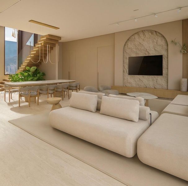 Furnished interior view inside a new home in , Lighthouse Point (Image 3).