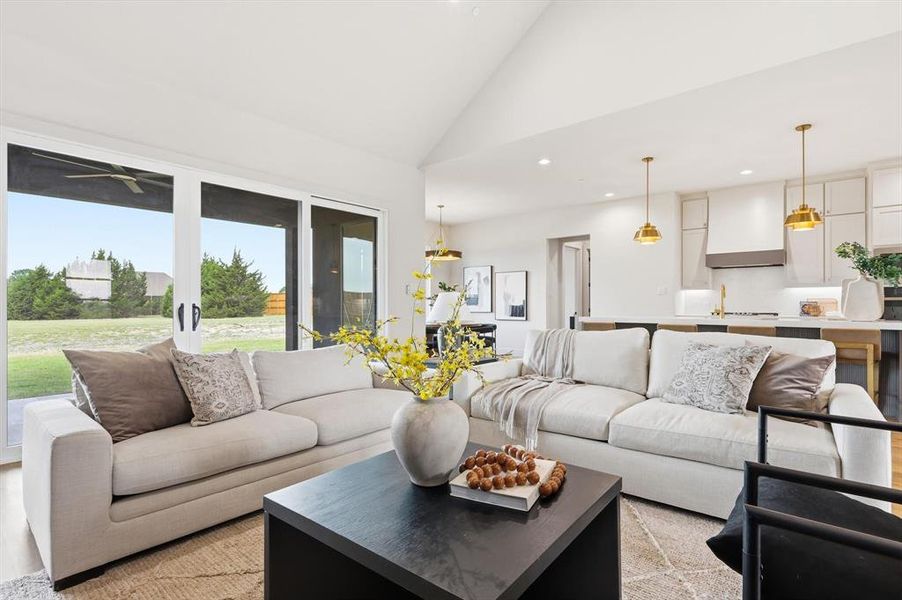 Furnished interior view inside a new home in , Red Oak (Image 9).