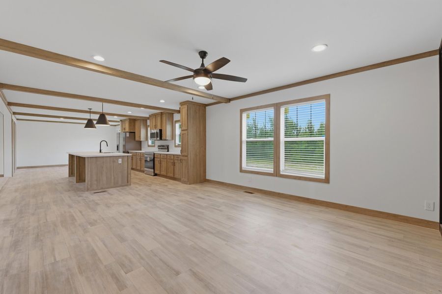 Spacious, unfurnished interior of a new home in , Cross (Image 31).