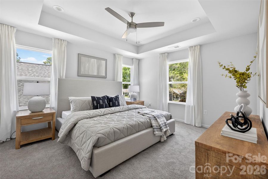 Furnished interior view inside a new home in , Charlotte (Image 19).