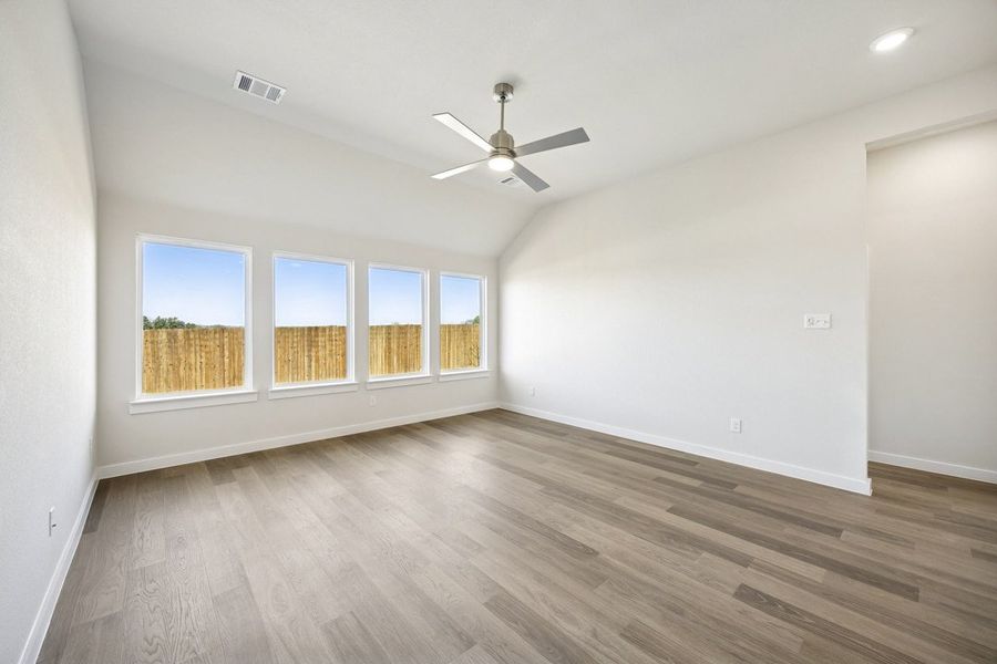 Representative unfurnished interior of a home built from the The Alamo by Lillian Custom Homes in Freeman Farm, Kaufman (Image 28). Representative unfurnished interior of a home built from the The Alamo by Lillian Custom Homes in Freeman Farm, Kaufman (Image 28).
