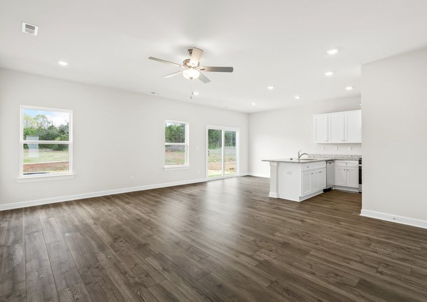 Never miss a moment when in the open entertainment area Never miss a moment when in the open entertainment area