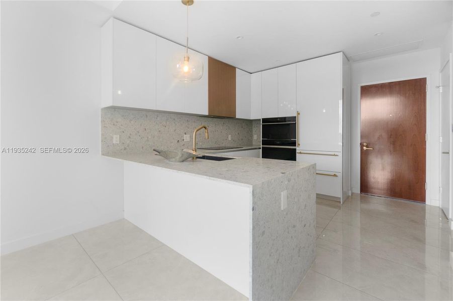 Furnished interior view inside a new home in , Miami (Image 17).