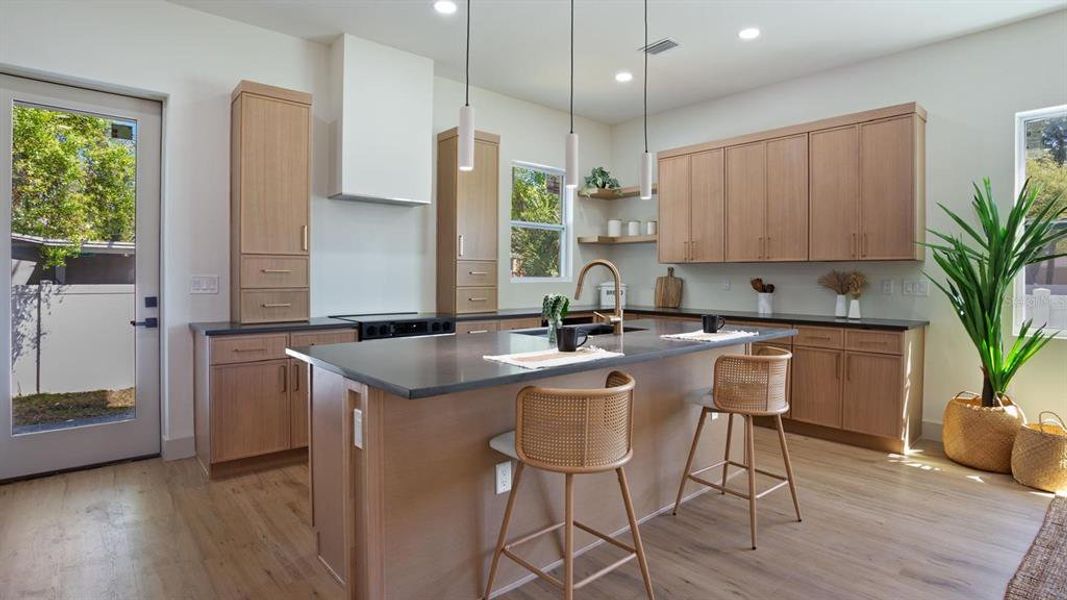 Furnished interior view inside a new home in , Tampa (Image 15). Furnished interior view inside a new home in , Tampa (Image 15).