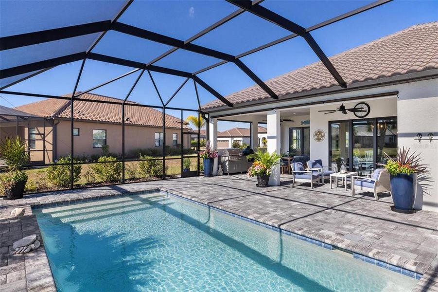 Exterior details and patio area of a home in , Venice (Image 28). Exterior details and patio area of a home in , Venice (Image 28).