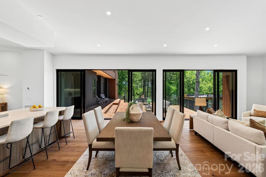 Furnished interior view inside a new home in , Mills River (Image 9).