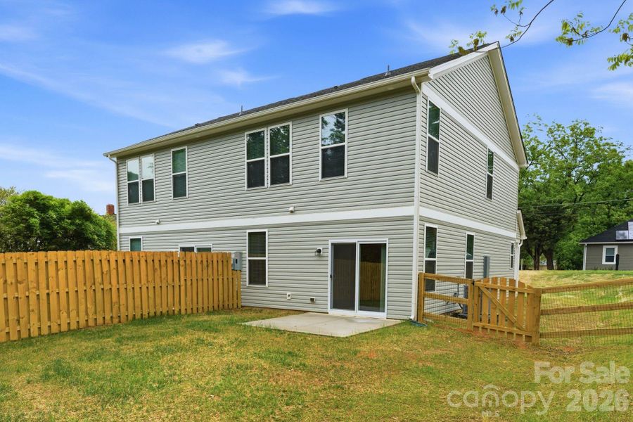 Fenced Backyard with Privacy between Unit A & B