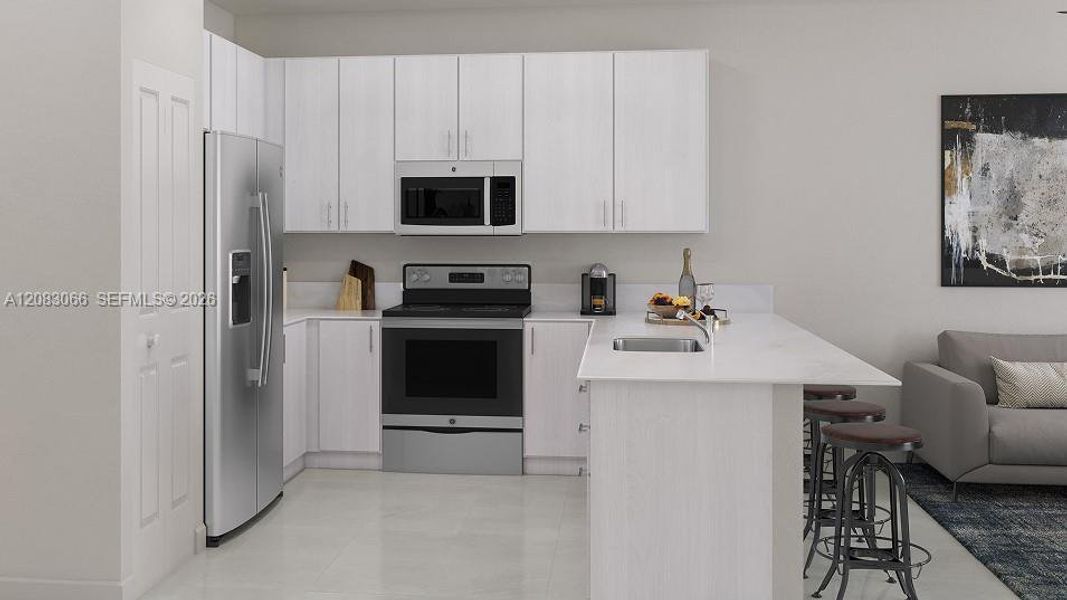 Furnished interior view inside a new home in , Florida City (Image 5).