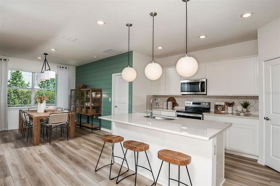 Furnished interior view inside a new home in Del Webb Sunchase, Parrish (Image 9).